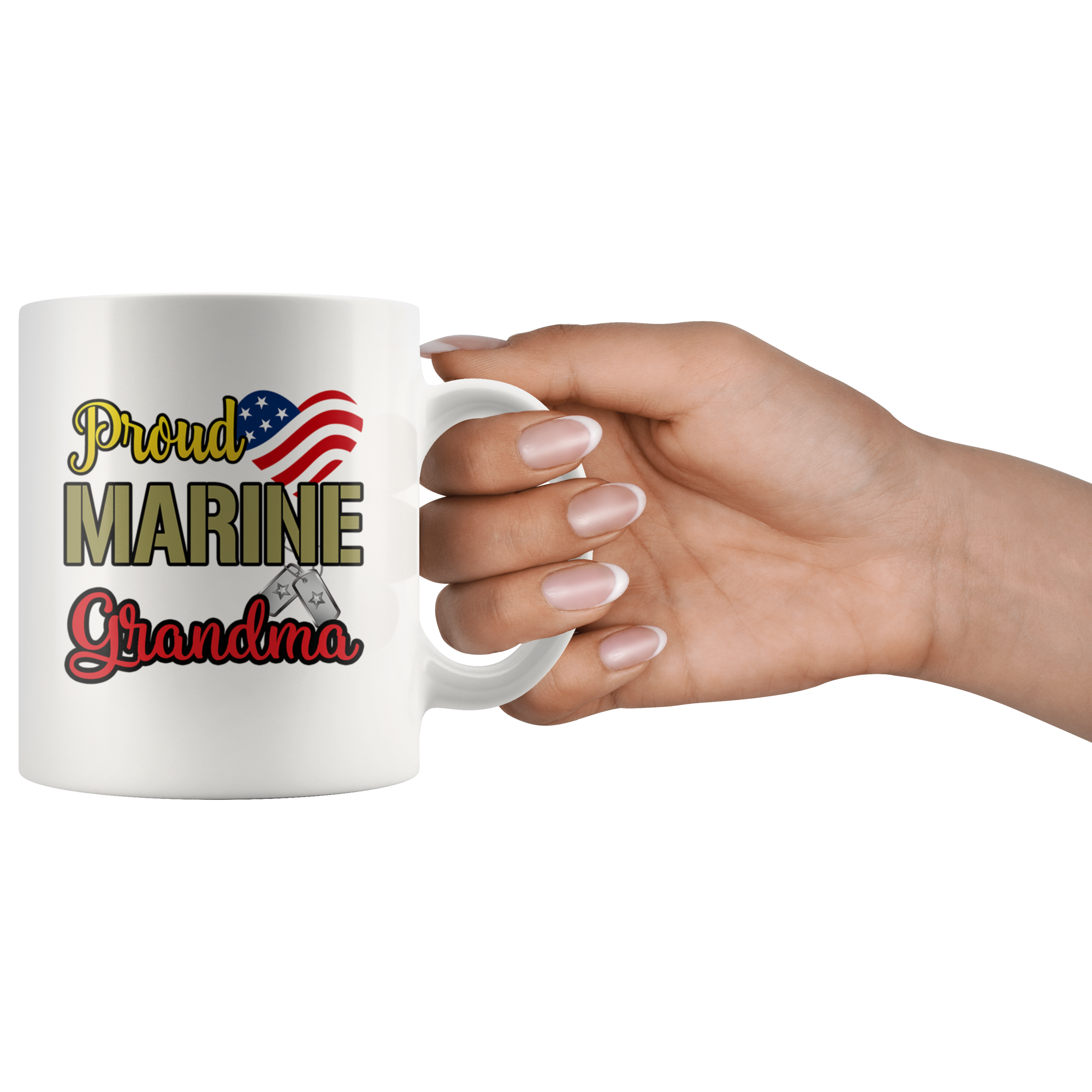 Proud Marine Grandma Mug