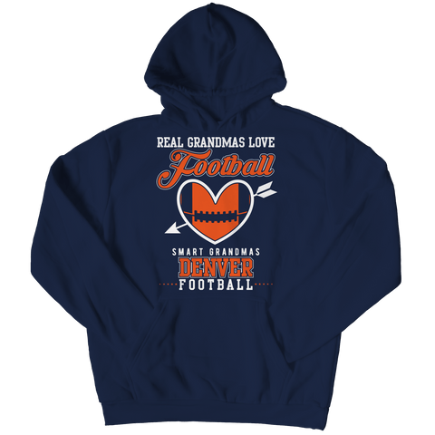 Image of Limited Edition - Real Grandmas Love Football- Denver Unisex Shirt slingly Hoodie Navy S