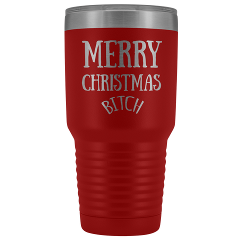 Image of Copy of Merry Christmas B - 30 Ounce Vacuum Tumbler