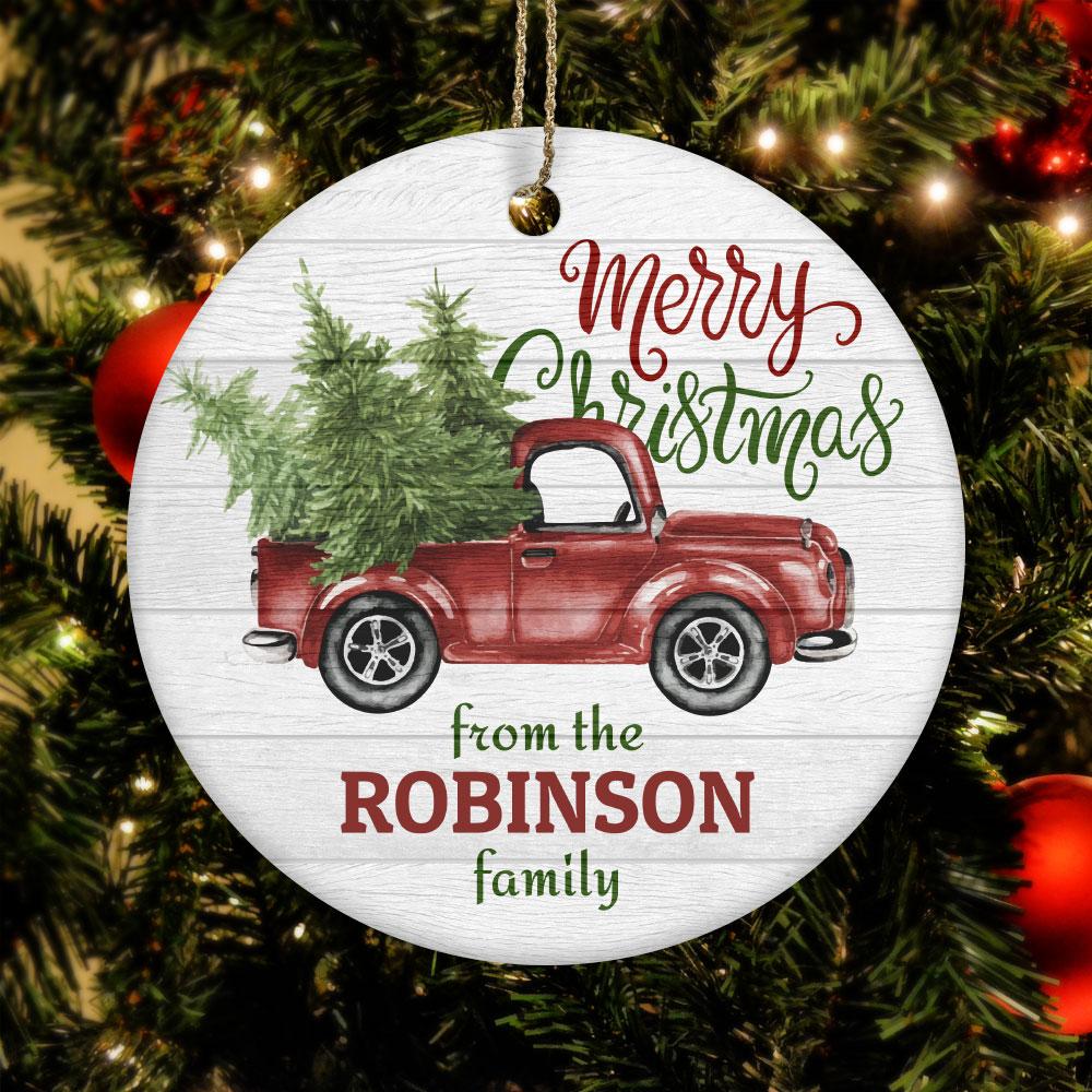 SUBORNC Ceramic Circle Ornament Housewares CustomCat 