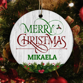 SUBORNC Ceramic Circle Ornament Housewares CustomCat 