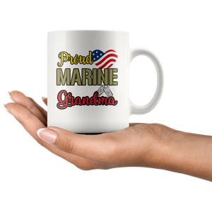 Proud Marine Grandma Mug